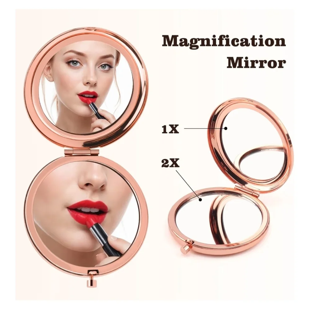 Rose Gold Funny Sarcastic Gift for Women Compact Mirrors
